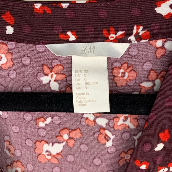 H&M High Low 1970s Style Maxi Dress - Picture 3 of 4